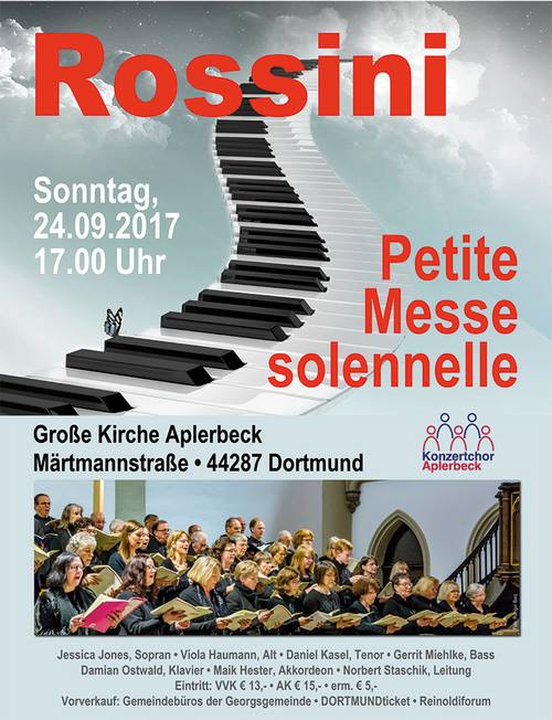 Plakat zum Konzert am 24.09.2017 in Dortmund